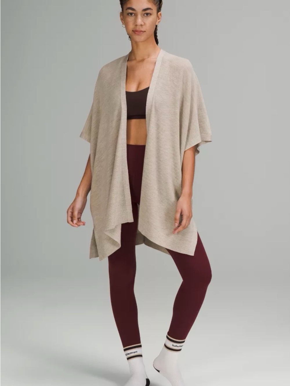 Lululemon Merino Wool Short Sleeve Wrap